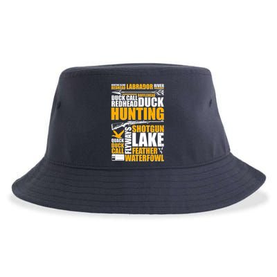 Duck Call Redhead Duck Hunting Sustainable Bucket Hat