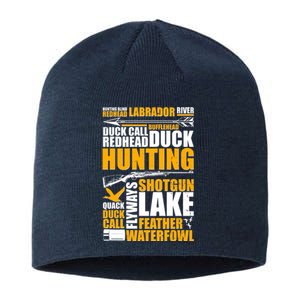 Duck Call Redhead Duck Hunting Sustainable Beanie