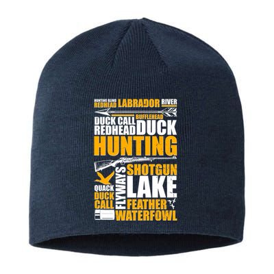 Duck Call Redhead Duck Hunting Sustainable Beanie