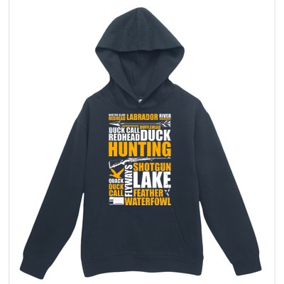 Duck Call Redhead Duck Hunting Urban Pullover Hoodie