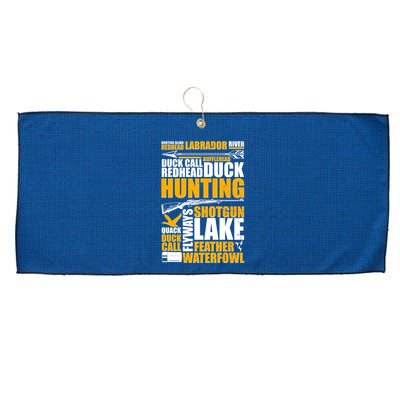 Duck Call Redhead Duck Hunting Large Microfiber Waffle Golf Towel