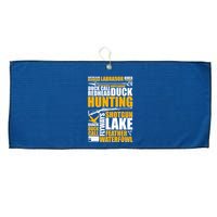Duck Call Redhead Duck Hunting Large Microfiber Waffle Golf Towel