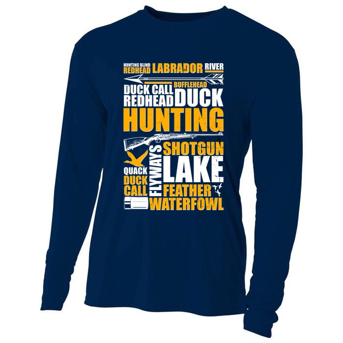 Duck Call Redhead Duck Hunting Cooling Performance Long Sleeve Crew