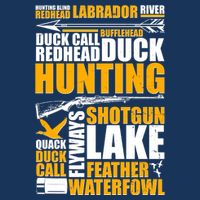 Duck Call Redhead Duck Hunting Poster