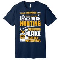 Duck Call Redhead Duck Hunting Premium T-Shirt