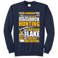 Duck Call Redhead Duck Hunting Tall Sweatshirt