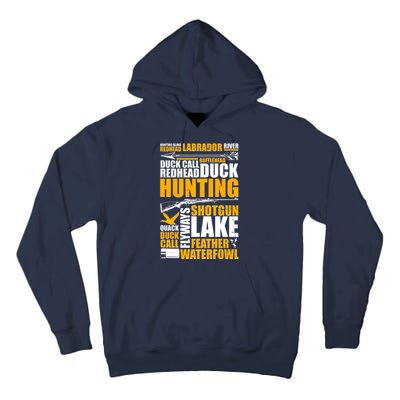 Duck Call Redhead Duck Hunting Tall Hoodie