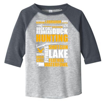 Duck Call Redhead Duck Hunting Toddler Fine Jersey T-Shirt