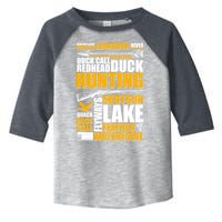 Duck Call Redhead Duck Hunting Toddler Fine Jersey T-Shirt