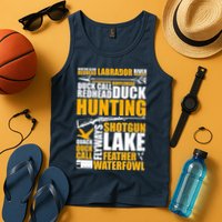 Duck Call Redhead Duck Hunting Tank Top