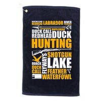 Duck Call Redhead Duck Hunting Golf Towel