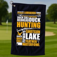 Duck Call Redhead Duck Hunting Golf Towel