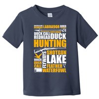 Duck Call Redhead Duck Hunting Toddler T-Shirt