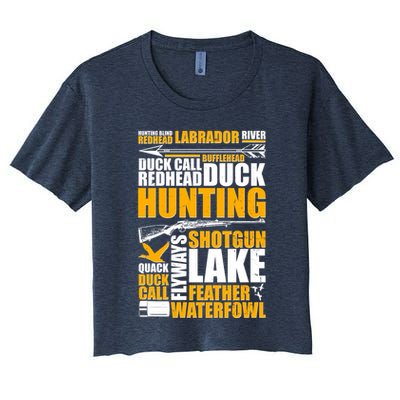 Duck Call Redhead Duck Hunting Crop Top