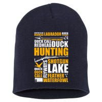 Duck Call Redhead Duck Hunting Short Acrylic Beanie