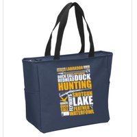 Duck Call Redhead Duck Hunting Zip Tote Bag