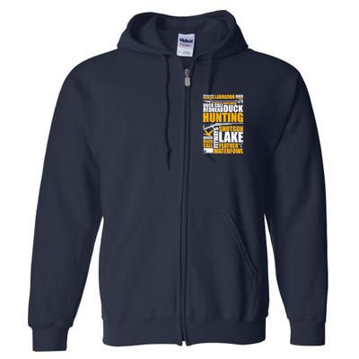 Duck Call Redhead Duck Hunting Full Zip Hoodie