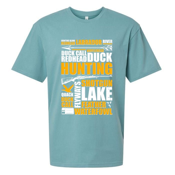 Duck Call Redhead Duck Hunting Sueded Cloud Jersey T-Shirt