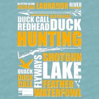 Duck Call Redhead Duck Hunting Sueded Cloud Jersey T-Shirt