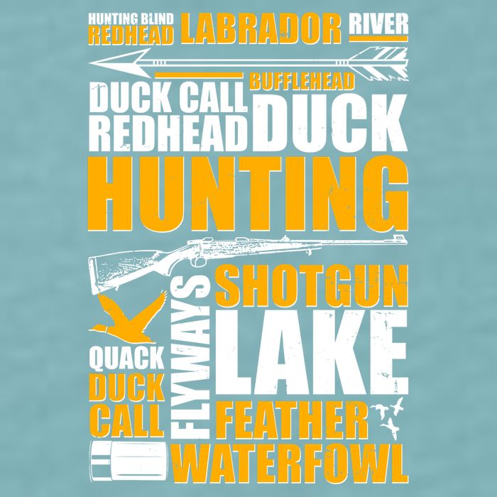Duck Call Redhead Duck Hunting Sueded Cloud Jersey T-Shirt
