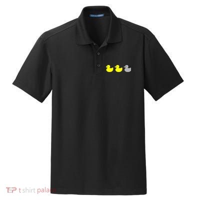 Duck Duck Grey Dry Zone Grid Polo