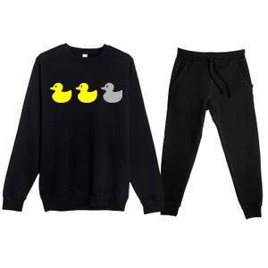 Duck Duck Grey Premium Crewneck Sweatsuit Set