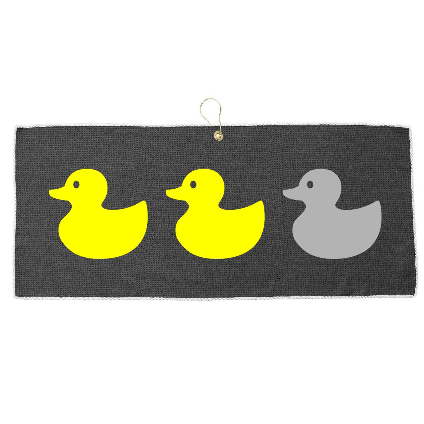 Duck Duck Grey Large Microfiber Waffle Golf Towel