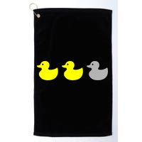 Duck Duck Grey Golf Towel