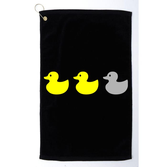 Duck Duck Grey Golf Towel