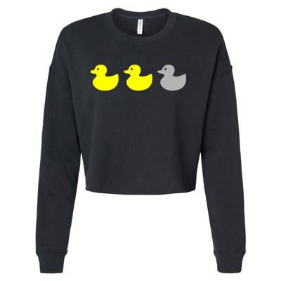 Duck Duck Grey Cropped Pullover Crew