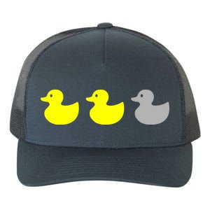 Duck Duck Grey Yupoong Adult 5-Panel Trucker Hat