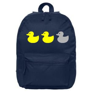 Duck Duck Grey 16 in Basic Backpack