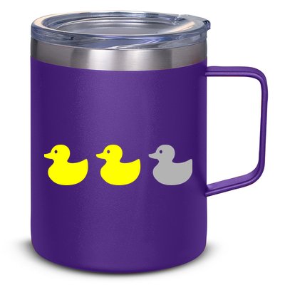 Duck Duck Grey 12oz Stainless Steel Coffee Mug