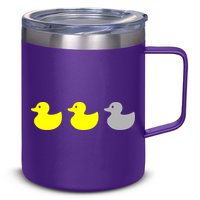 Duck Duck Grey 12oz Stainless Steel Coffee Mug
