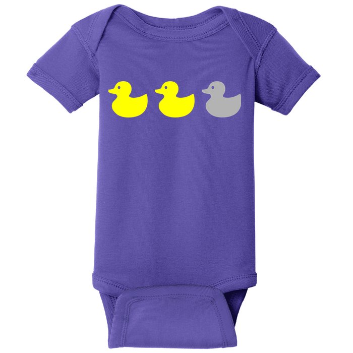 Duck Duck Grey Baby Bodysuit