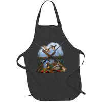 Duck Hunting Layout Full-Length Apron With Pockets