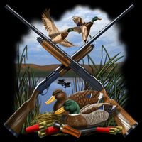 Duck Hunting Layout Full-Length Apron With Pockets