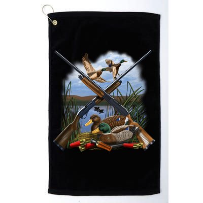 Duck Hunting Layout Golf Towel