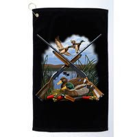 Duck Hunting Layout Golf Towel