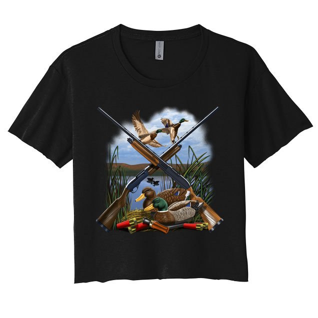 Duck Hunting Layout Crop Top
