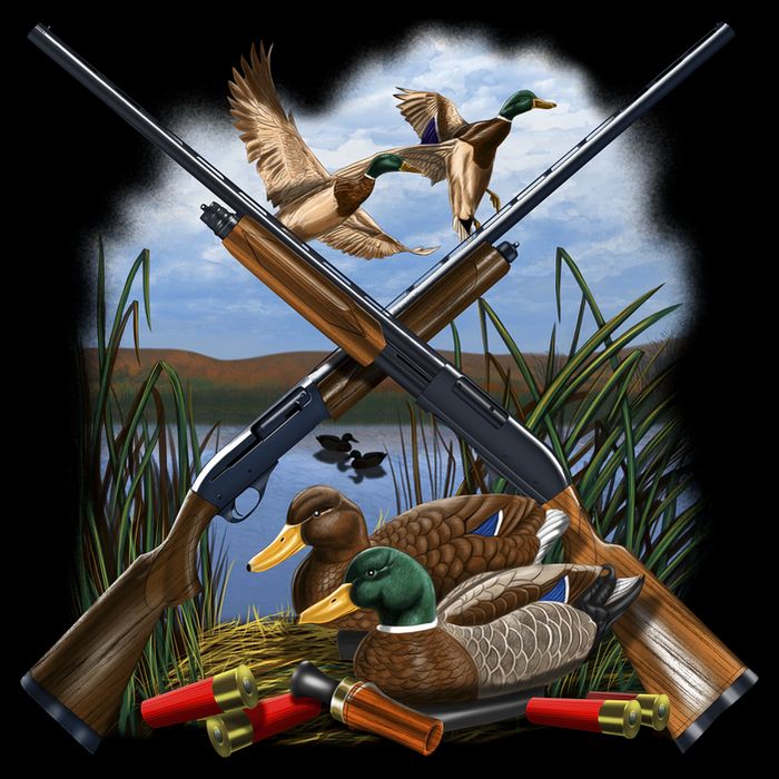 Duck Hunting Layout Crop Top