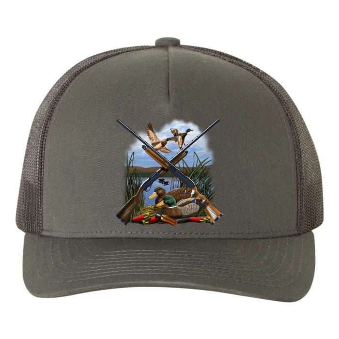 Duck Hunting Layout Yupoong Adult 5-Panel Trucker Hat