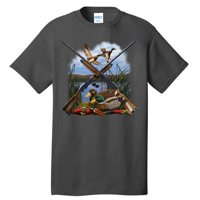 Duck Hunting Layout Tall T-Shirt