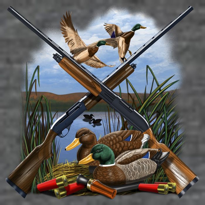 Duck Hunting Layout Flatbill Hat