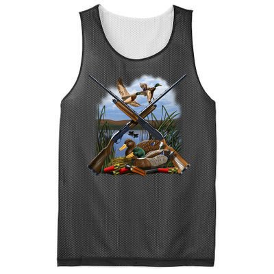 Duck Hunting Layout Mesh Reversible Basketball Jersey Tank