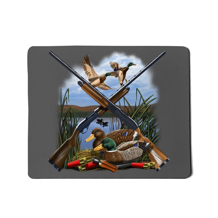 Duck Hunting Layout Mousepad