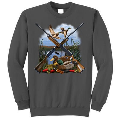 Duck Hunting Layout Tall Sweatshirt