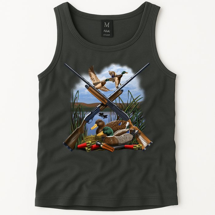Duck Hunting Layout Tank Top