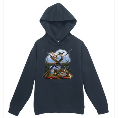 Duck Hunting Layout Urban Pullover Hoodie