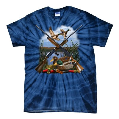 Duck Hunting Layout Tie-Dye T-Shirt